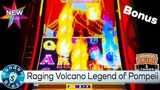 ️ New - Raging Volcano Legend of Pompeii Slot Machine Bonus