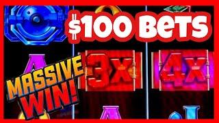 HIGH LIMIT MEGA VAULT $100 BETS / FREE GAMES LOT'T OF JACKPOTS