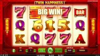 TWIN HAPPINESS SLOT - Ancient China themed video slot (Big Win - Free Play) - The Virtual Games