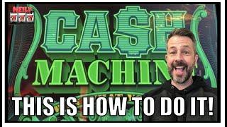 I think I figured out the trick on WINNING on the CASH MACHINE SLOT