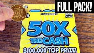 Playing the ENTIRE PACK! 50X The Cash  Fixin To Scratch