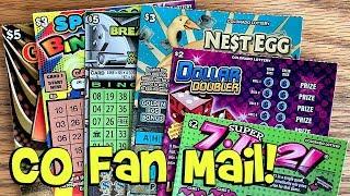 FAN MAIL! Give Me 5, Super 7-11-21, Dollar Doubler + More!  Colorado Lottery Scratch Tickets