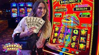 I put $500 into Dancing Drums and WON THIS!