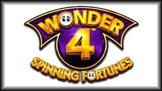 Wonder 4 Spinning Fortunes • The Slot Cats ••