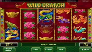 Wild Dragon video slot - Review Amatic Casino game