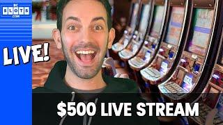 •LIVE Slot Machines • •$500 at San Manuel Casino #AD