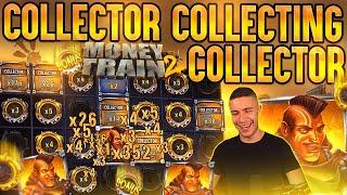 SO MANY COLLECTORS ON MONEY TRAIN 2  MASSIVE WIN ON RELAX GAMING ONLINE SLOT MACHINE