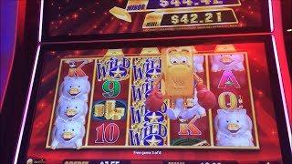 HUGE WIN Gold Bonanza Slot Machine Bonus - Ring that bell!!