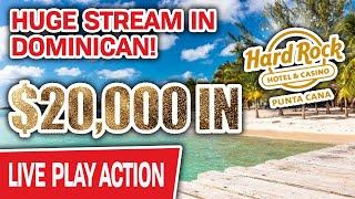 $20,000 High-Limit LIVE STREAM in Dominican  Let’s MAKE THAT SLOT MONEY @ Hard Rock