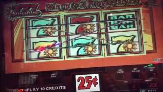Sunshine 7's Slot Machine  Live Play  