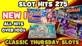 Slot Hits 275: All •️NEW •️ HITS over 100x - Classic Thursday Slots !