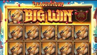 Dragon Horn Slot - 100€ Spins - BIG WIN!