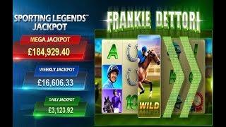 Frankie Dettori Sporting Legends Progressive Jackpot Online Slot from Playtech