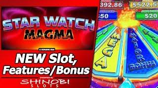Star Watch Magma Slot - New Konami game, with Features and Free Spins Bonuses