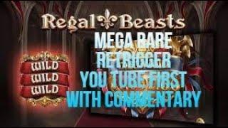 REGAL BEASTS *MEGA BIG WIN!!* FIRST TIME  FILMED ON YOUR TUBE WITH COMMENTARY EXCITING BONUS!!