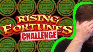 AM I NUTS FOR BETTING $22.00/SPIN? ON Rising Fortunes Slot Machine W/ SDGuy1234