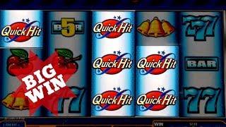 QUICK HIT Wild Blue Slot Machine Bonus BIG WIN | ULTIMATE FIRE LINK Slot Machine Bonus | Live Slot