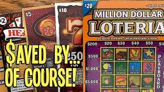 LET IT RIDE! WINS! $20 Million Dollar Loteria, Hearts, 777!  $70 TX Lottery Scratch Offs