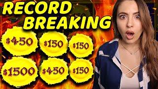 RECORD BREAKING 6 HANDPAY JACKPOTS on High Limit DRAGON CASH!