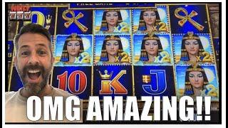 16X MULTIPLIERS WERE HUGE! AMAZING JACKPOT HANDPAY on Dollar Storm Slot Machine!