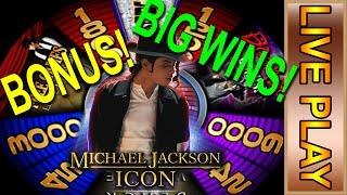 SG/BALLY - MICHAEL JACKSON ICON - Bonuses & Big Wins - Aria Las Vegas