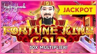 30X JACKPOT, WOW!! Fortune King Gold Slot - SHOCKING HANDPAY! #Shorts