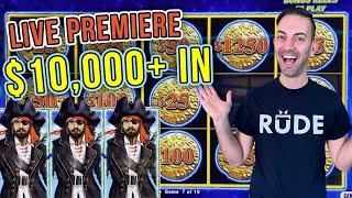 LIVE Premiere  $10,000+ IN with MULTIPLE JACKPOTS!