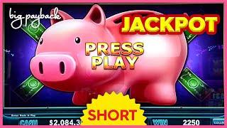 MY BIGGEST JACKPOT! on Lock It Link Piggy Bankin' Slot - INCREDIBLE!! #Shorts
