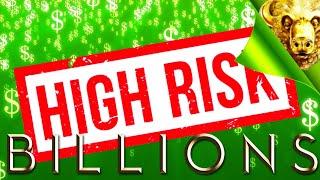 $18.00 BET BONUSES!!  HIGH RISK BETTING On Buffalo Gold Revolution & Billions Slot Machines!