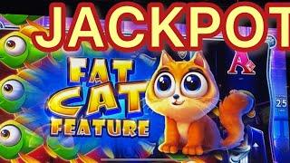 JACKPOT HANDPAY FAT CAT FORTUNES SLOT AT CHOCTAW DURANT #casino #slots #lasvegas