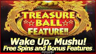 Treasure Ball Feature with Cobra Hearts and Dragon Treasure Slots Live Play and Free Spins Bonuses