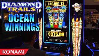 Diamond Trails Ocean Winnings Slot Machine from Konami