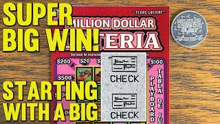 SUPER BIG WIN starting with a BIG CHECK!  UPDATE  Fixin To Scratch