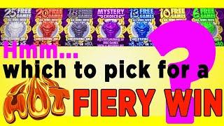 5 DRAGONS GOLD  WHICH TO PICK FOR A HOT FIERY WIN??? (ARISTOCRAT SLOT MACHINE BONUS)