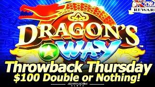 Dragon's Way Slot Machine - Throwback Thursday $100 Live Play and Free Games Bonuses