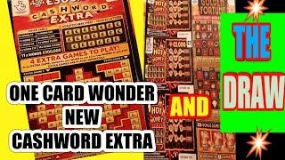 ONE CARD WONDER GAME..WE SCRATCH..NEW CASHWORD EXTRA.& HAVE SCRATCHCARD DRAW"LIVE"FOR THE VIEWERS