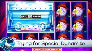 Eureka Treasure Train Slot Machine Trying for Special Bonus