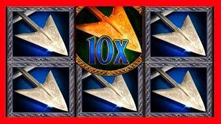 BIG WINS! I Love This Slot Machine! Robinhood & The Golden Arrow Slot Machine Bonuses