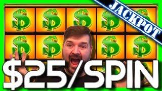 BIGGEST JACKPOT ON YOUTUBE !!! on Money Rain HIGH LIMIT Slot Machine Hand Pay SDGuy1234