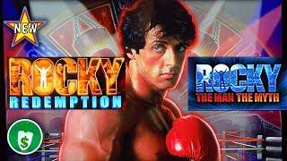 •️ NEW - Rocky Redemption, and The Man The Myth slot machines, bonuses