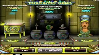 FREE Pharaohs Gems   slot machine game preview by Slotozilla.com