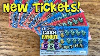 NEW TICKETS! 10X Cash Payout!   TEXAS LOTTERY Scratch Off Tickets
