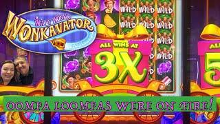 NEW WILLY WONKA GAME!  WONKAVATOR BONUSES AND OOMPA LOOMPA FEATURES!!