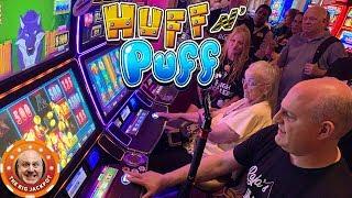 $3,000 Huff N' Puff! •120 Spins to Win BIG!