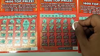 11 **Red Hot $600 **New York Lottery Scratch Offs
