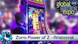 Zorro Power of Z Slot Machine by Aristocrat at #G2E2022