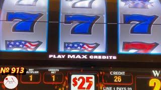 High Limit $25 Slot 3 ReelsTriple Stars Slot @San Manuel Casino 赤富士スロット