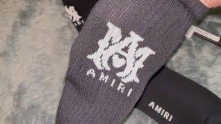 Amiri Socks - MA Logo Sport Socks review / close up look