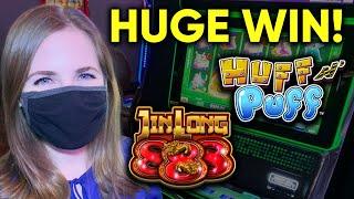HUGE HUFF N PUFF WIN! Jin Long 888 Slot Machine Bonus!