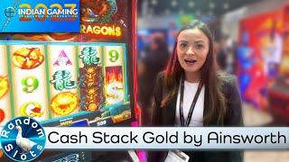 Cash Stacks Gold Slot Machine by Ainsworth at #IGTC2023